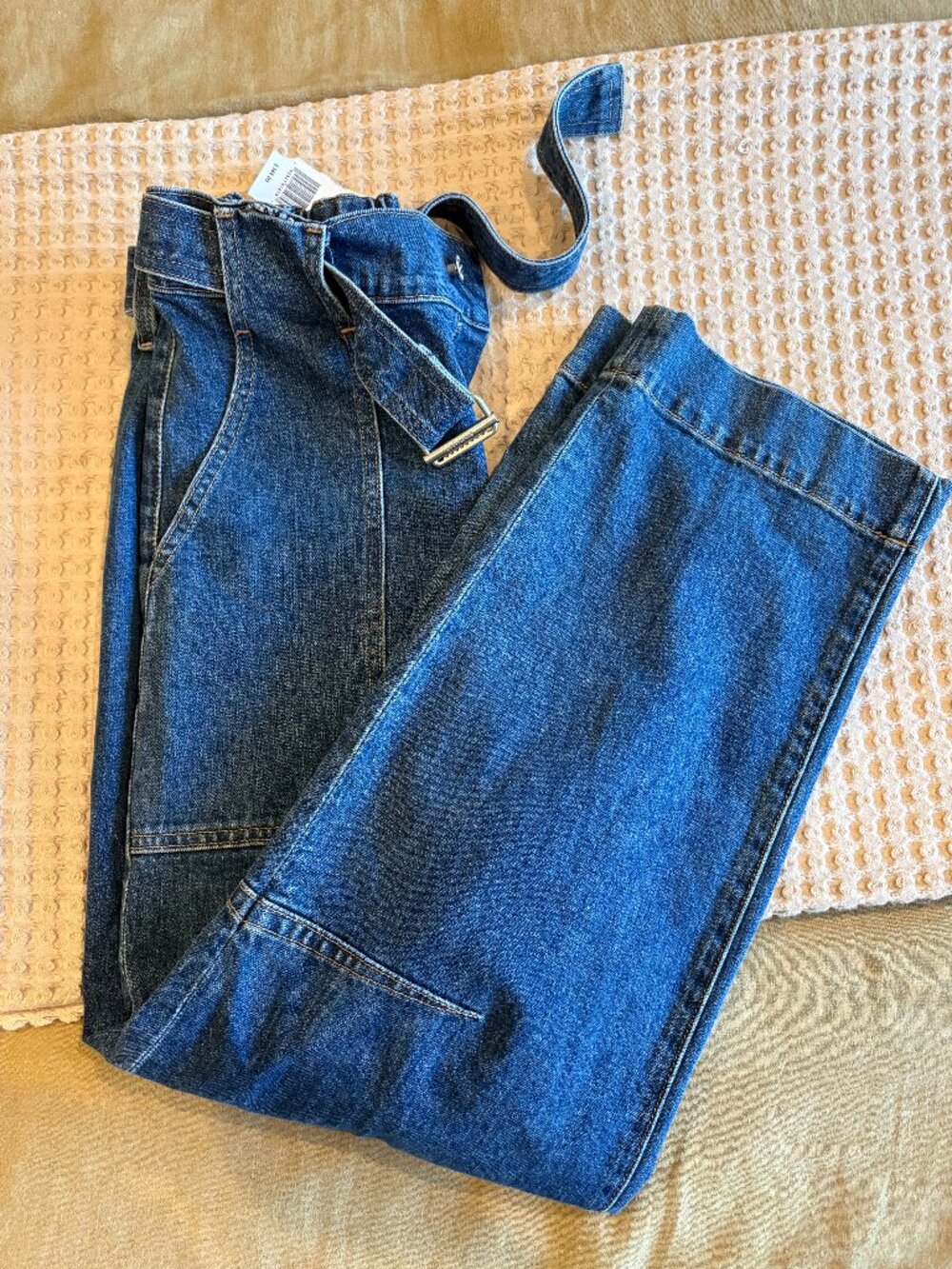 Women's SIMKHAI Jenny Cielo Belted Cropped Jean - SIZE 26